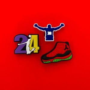 CROC CHARM BUNDLE! Includes Kobe Bryant and Michael Jordan charms. Brand new!!!